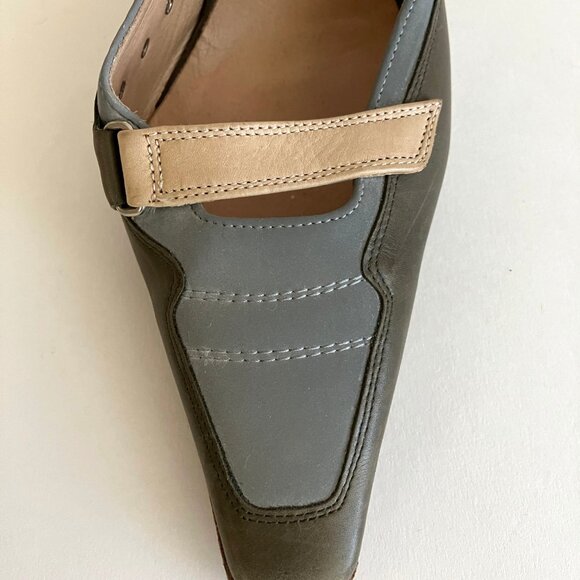 Donald Pliner Leather Shoes - Designer Mules Size 8 - Picture 5 of 8